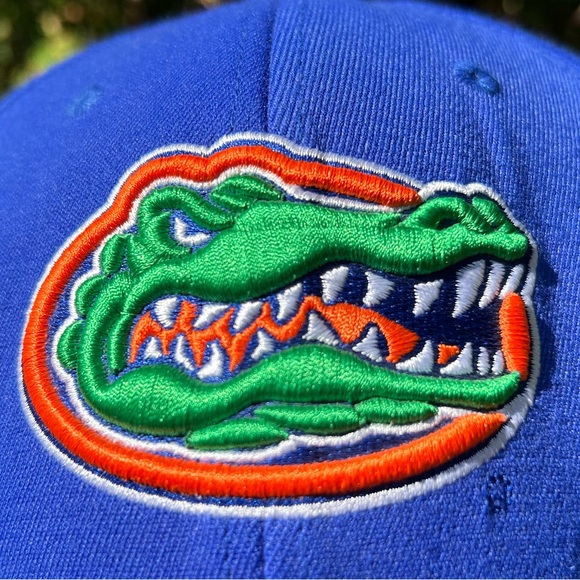 Vintage Y2K Florida Gators 🐊 NCAA flex fit fitted baseball cap hat football - Picture 3 of 16